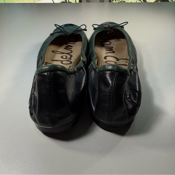 Sam Edelman Green with Metallic Toe Cap Ballet Flats Women’s Size 8.5 - Picture 4 of 14